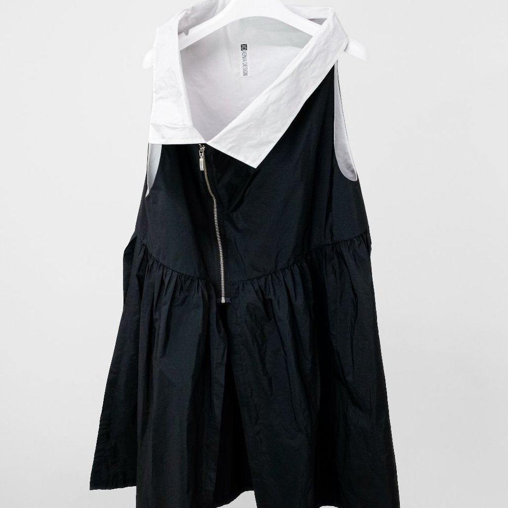 Xenia Designs Asymmetric Zip Vest/Dress